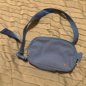 Lululemon Light Blue Mesh Interior Bag